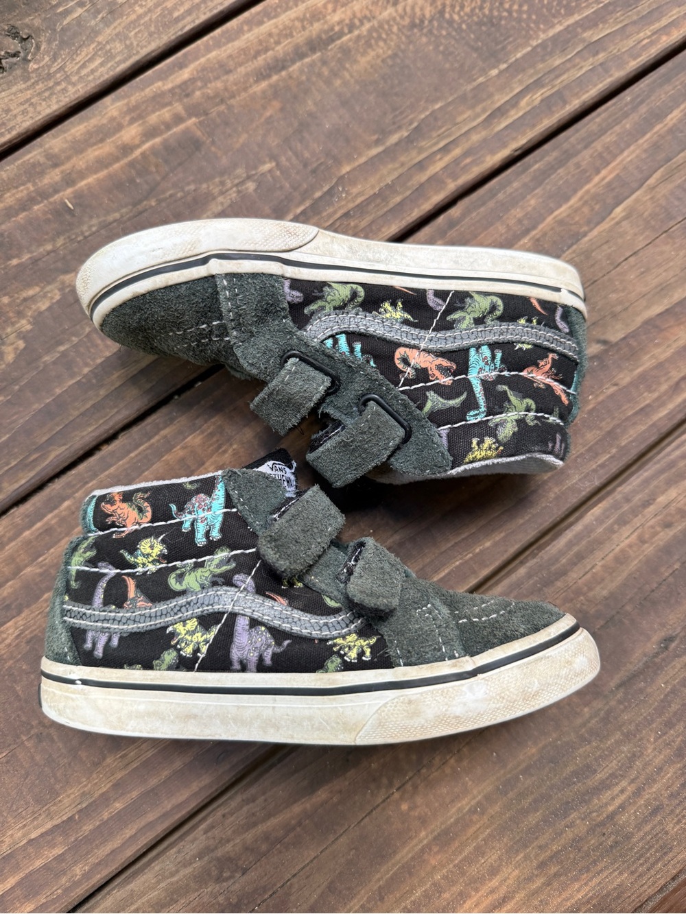 Vans - Glow in the Dark Dino Sk8 Mid V Shoes